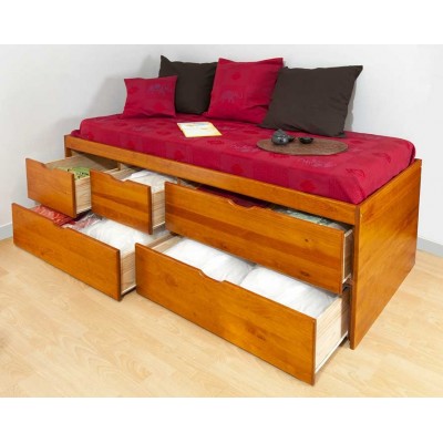 Lit tiroirs MASSAKO 690