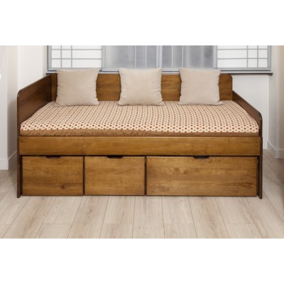 Lit tiroirs MASSAKO électrique