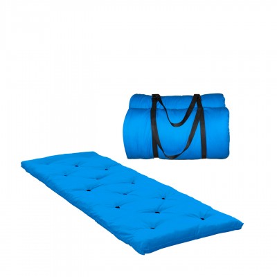 Futon voyage Bleu Électrique